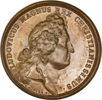 Reunion of seven medals including: 
1690...