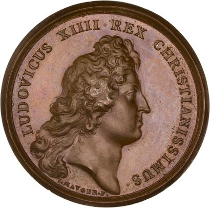 Reunion of seven medals including: 
1671...