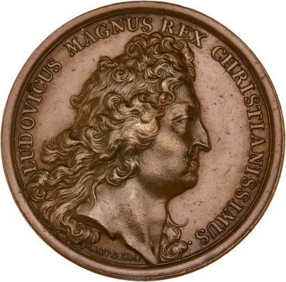 Reunion of six medals including: 
1697 (Capture...