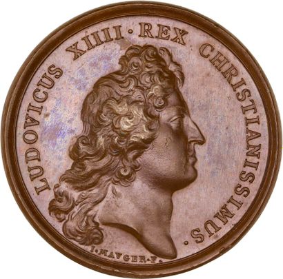 Reunion of eight medals including: 
1667...