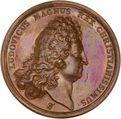 Reunion of seven medals including: 
1702...