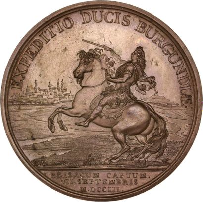 Reunion of six medals including: 
1703 (Capture...