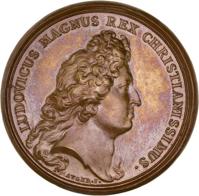 Reunion of eight medals including: 
1676...