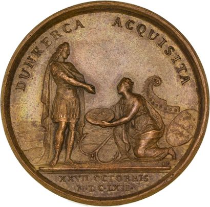 Reunion of eight medals including: 
1662...