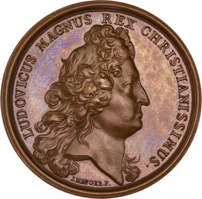 Reunion of seven medals including: 
1676...