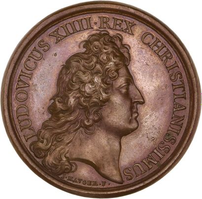 Reunion of seven medals including: 
1667...