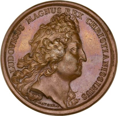 Reunion of seven medals including: 
1693...
