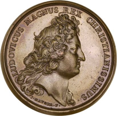 Reunion of eight medals including: 
1679...
