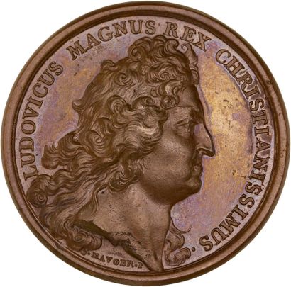 Reunion of six medals including: 
1694 (La...