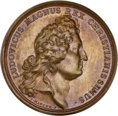 Reunion of seven medals including: 
1684...