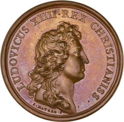 Reunion of seven medals including: 
1661...