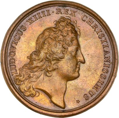 Reunion of seven medals including: 
1695...