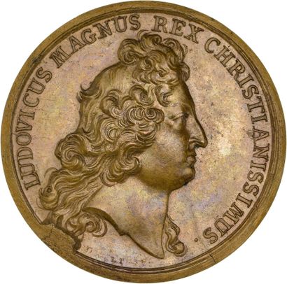 Reunion of eight medals including: 
1691...