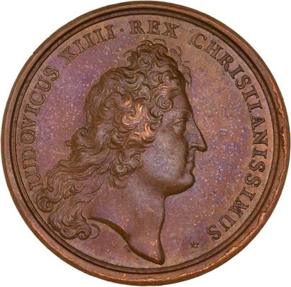 Reunion of seven medals including: 
1677...