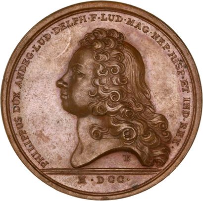 Reunion of seven medals including: 
1700...