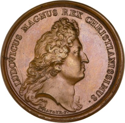 Reunion of seven medals including: 
1669...