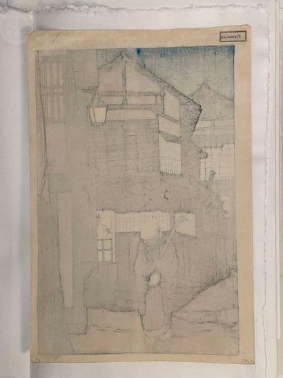 Furuya Taiken (Japon, 1897-1941) 
Estampe,...