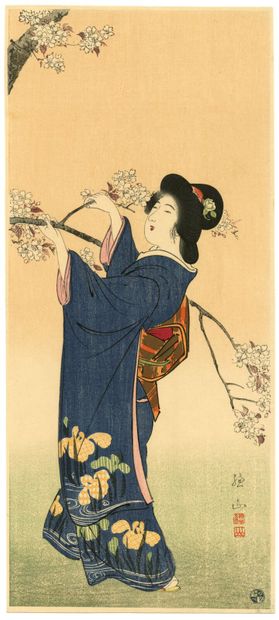 Itō Sōzan (Japan, 1884-?) 
Three prints,...