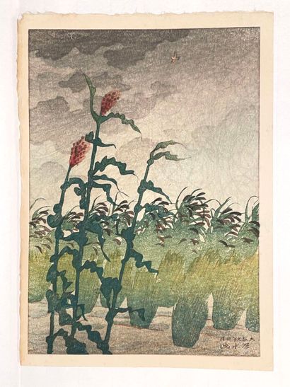 Itō Shinsui (Japon, 1898-1972) 
Estampe,...