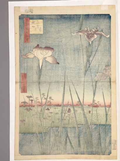 Utagawa Hiroshige (Japon, 1797-1858) 
Estampe,...