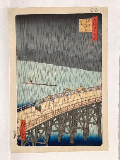 Utagawa Hiroshige (Japon, 1797-1858) 
Estampe,...