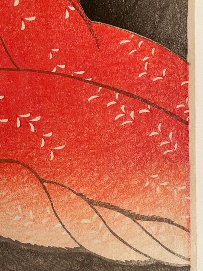 Itō Shinsui (Japon, 1898-1972) 
Estampe,...