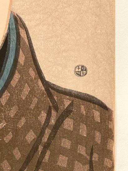 Natori Shunsen (Japon, 1886-1960) 
Estampe,...