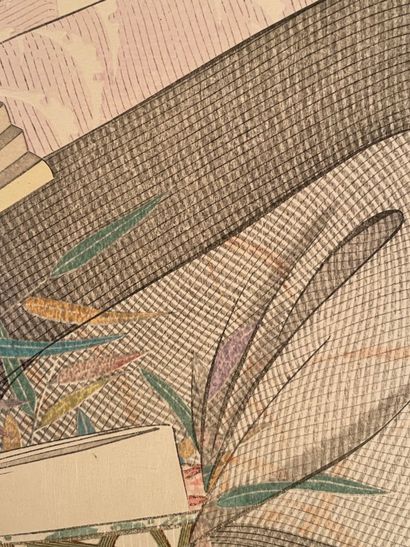 Torii Kotondo (Japon, 1900-1976) 
Estampe,...