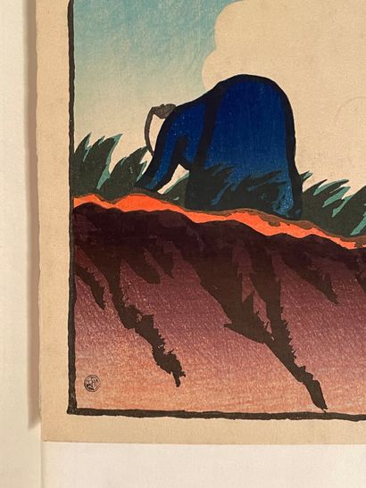 Itō Shinsui (Japon, 1898-1972) 
Estampe,...