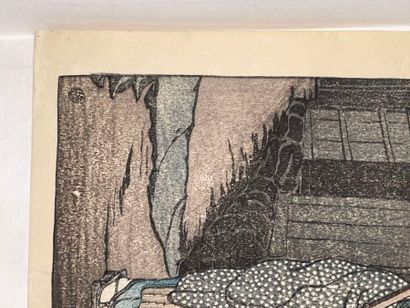 Furuya Taiken (Japon, 1897-1941) 
Estampe,...