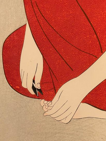 Itō Shinsui (Japon, 1898-1972) 
Estampe,...
