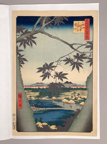 Utagawa Hiroshige (Japon, 1797-1858) 
Estampe,...