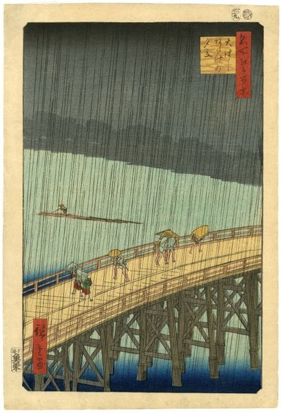 Utagawa Hiroshige (Japon, 1797-1858) 
Estampe,...