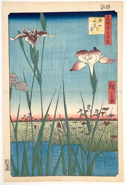Utagawa Hiroshige (Japon, 1797-1858) 
Estampe,...