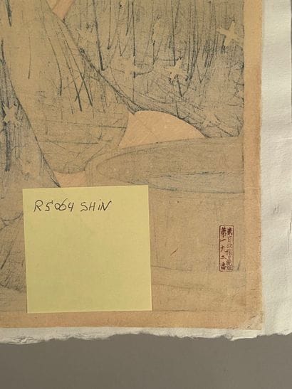 Itō Shinsui (Japon, 1898-1972) 
Estampe,...