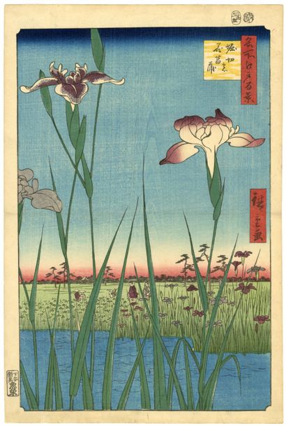 Utagawa Hiroshige (Japon, 1797-1858) 
Estampe,...