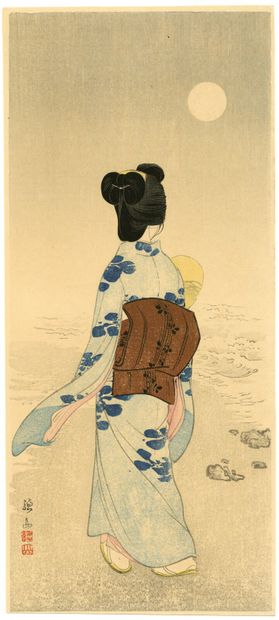 Itō Sōzan (Japan, 1884-?) 
Three prints,...