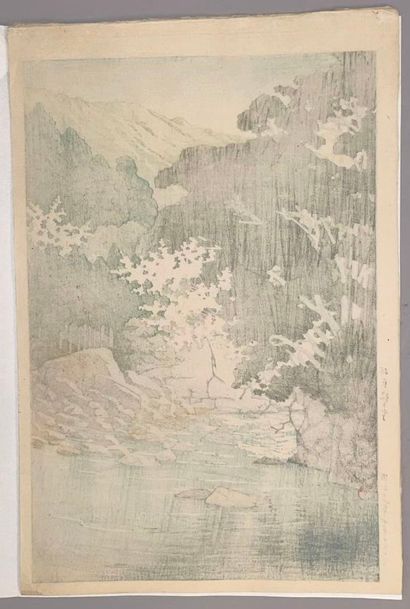 Kawase Hasui (Japan, 1883 - 1957) 
Print,...