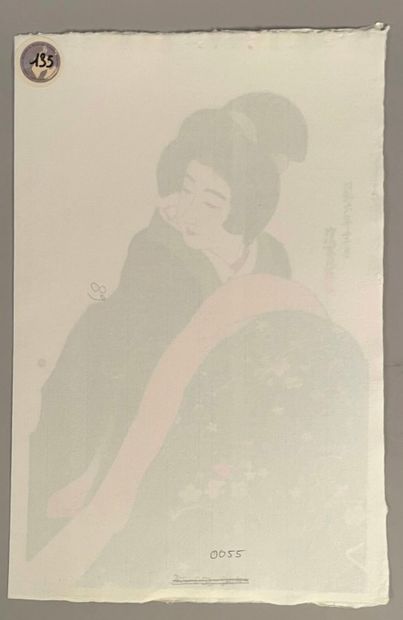 Itō Shinsui (Japon, 1898-1972) 
Estampe,...