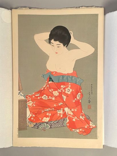 Torii Kotondo (Japon, 1900-1976) 
Estampe,...
