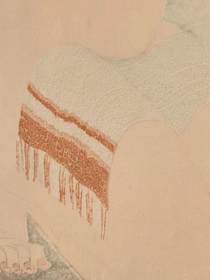 Kobayakawa Kiyoshi (Japon, 1899-1948) 
Estampe,...