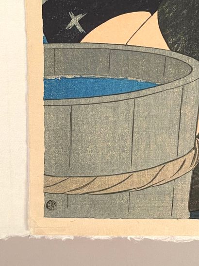 Itō Shinsui (Japon, 1898-1972) 
Estampe,...