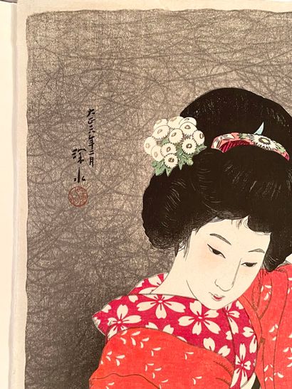 Itō Shinsui (Japon, 1898-1972) 
Estampe,...
