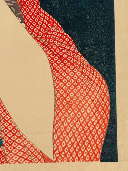 Torii Kotondo (Japon, 1900-1976) 
Estampe,...