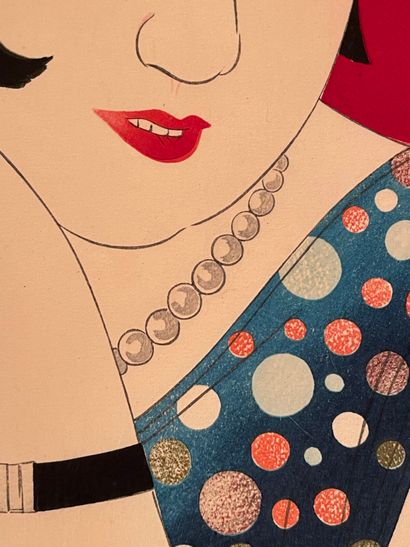 Kobayakawa Kiyoshi (Japon, 1899-1948) 
Estampe,...