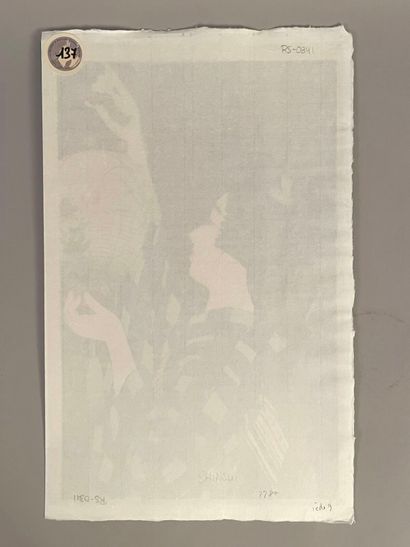 Ito Shinsui (Japon, 1898-1972) 
Estampe,...
