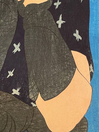 Itō Shinsui (Japon, 1898-1972) 
Estampe,...