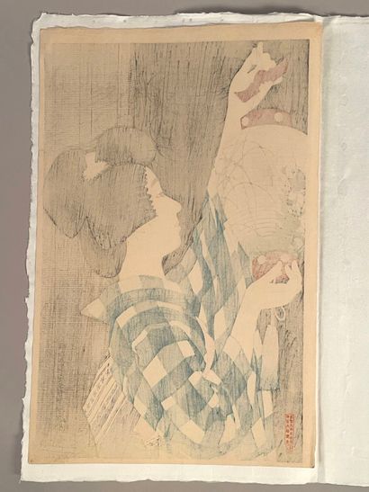 Ito Shinsui (Japon, 1898-1972) 
Estampe,...