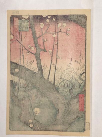 Utagawa Hiroshige (Japon, 1797-1858) 
Estampe,...