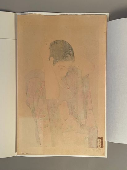 Torii Kotondo (Japon, 1900-1976) 
Estampe,...